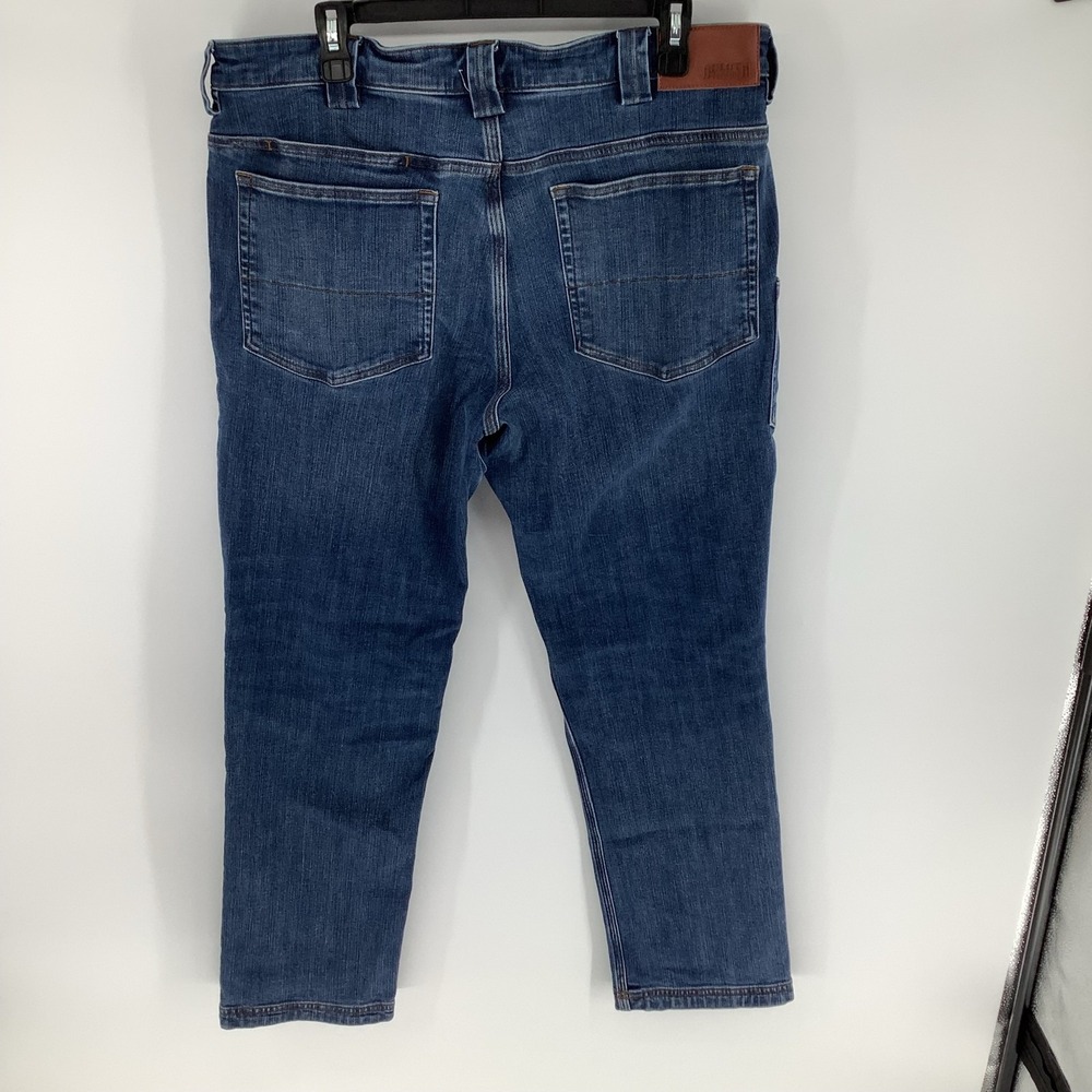 Duluth Trading Co Mens Ballroom Double Flex Jeans Blue Denim Pants 36/30